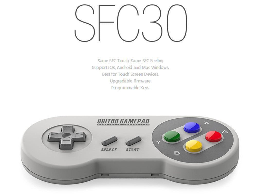 8Bit Retro Bluetooth Controller (PC, Mac, iOS, Android) - Fanrepublic