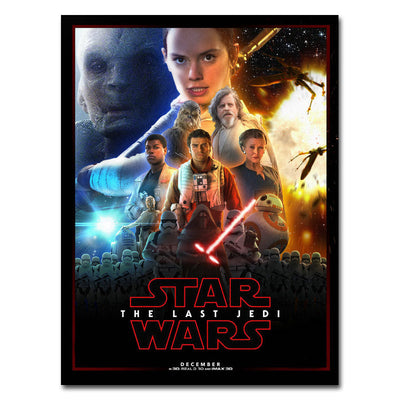 Star Wars VIII The Last Jedi - Canvas Poster