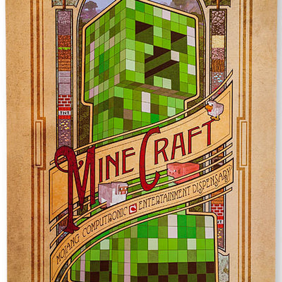 Epic Vintage Minecraft - Poster